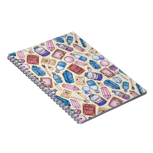 Carnet Motif de Witchy d'aquarelle (Côté Droit)