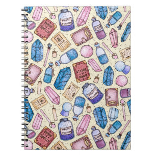 Carnet Motif de Witchy d'aquarelle