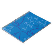 Carnet motif de yacht (Côté gauche)