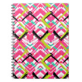 Carnet Motif de zag de Zig rose-main (Devant)