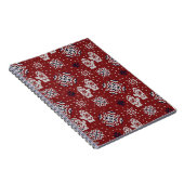 Carnet Motif décoratif de Noël d'hiver (Côté Droit)