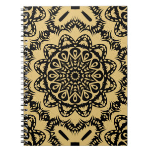 Carnet Motif décoratif de style oriental. Couleur dans le