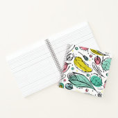 Carnet Motif décoratif en feuille de giron l rose moderne (Intérieur)