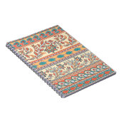 Carnet Motif décoratif sans couture de bordures avec fleu (Côté Droit)