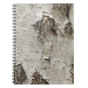 Carnet Motif d'écorce de bouleau