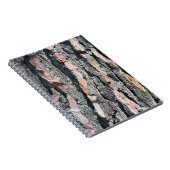 Carnet Motif d'écorce de pin (Côté Droit)