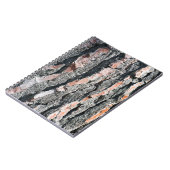 Carnet Motif d'écorce de pin (Côté gauche)