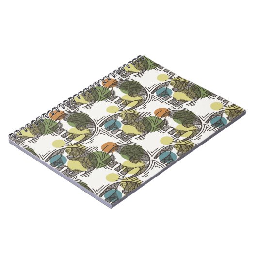 Carnet Motif d'éléphant (Côté gauche)