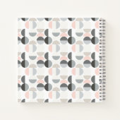 Carnet Motif demi-cercle de style scandinave (Dos)