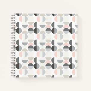 Carnet Motif demi-cercle de style scandinave