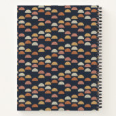 Carnet Motif demi-cercle géométrique (Dos)