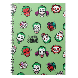 Carnet Motif d'Emoji de joker du peloton   de suicide