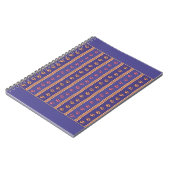 Carnet Motif d'empreinte de patte (Côté gauche)