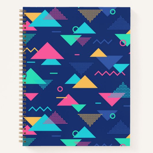 Carnet Motif des années 80 (Devant)