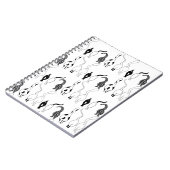 Carnet Motif des boutons de chat (Côté gauche)