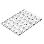 Carnet Motif des boutons de chien (Côté gauche)