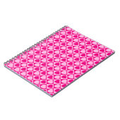 Carnet Motif des coeurs roses (Côté gauche)
