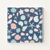 Carnet motif des coquillages (Dos)