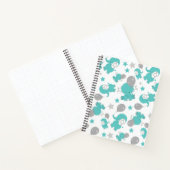 Carnet Motif Des Eléphants Bleus, Eléphants Mignons, Étoi (Intérieur)