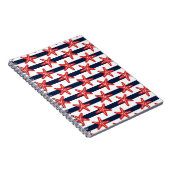 Carnet Motif Des Étoiles Et Des Stripes (Côté Droit)