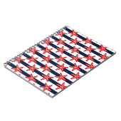 Carnet Motif Des Étoiles Et Des Stripes (Côté gauche)