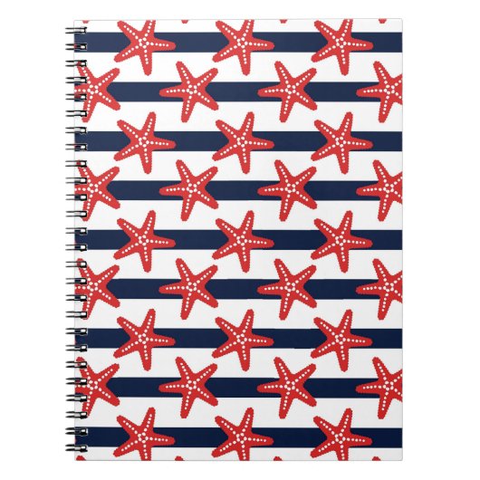 Carnet Motif Des Étoiles Et Des Stripes (Devant)