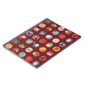 Carnet Motif des icônes de dessin Harry Potter (Côté gauche)