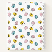 Carnet Motif des oeufs de Pâques Snoopy (Dos)