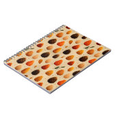Carnet Motif des Pinecones d'hiver chauds (Côté gauche)