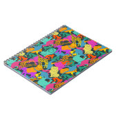 Carnet Motif des silhouettes animales (Côté gauche)