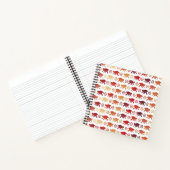 Carnet Motif des singes rouges (Intérieur)