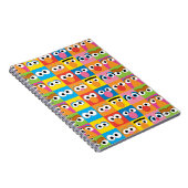 Carnet Motif des yeux de caractère de rue Sésame (Côté Droit)