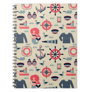 Carnet Motif d'espèce marine