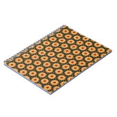 Carnet motif d'été fleuri (Côté gauche)