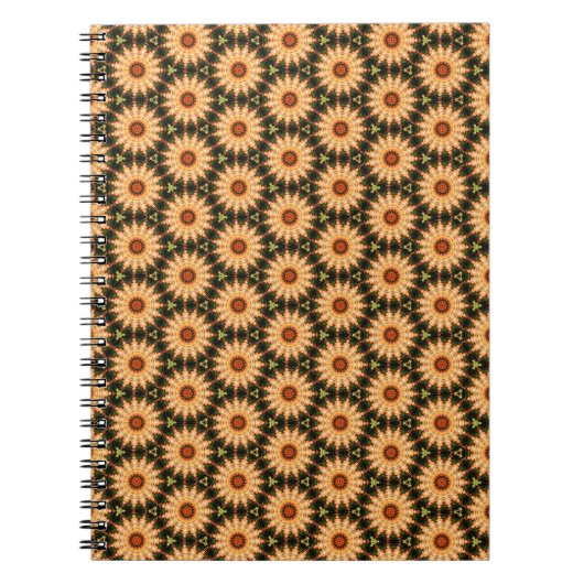 Carnet motif d'été fleuri (Devant)