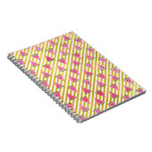 Carnet Motif d'été Pink Watermelon et Yellow Strip (Côté Droit)