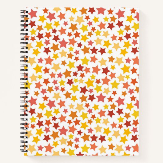 Carnet Motif d'étoiles (Devant)