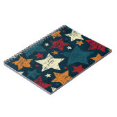 Carnet Motif d'étoiles (Côté gauche)