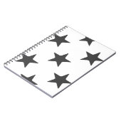 Carnet Motif d'étoiles (Côté gauche)