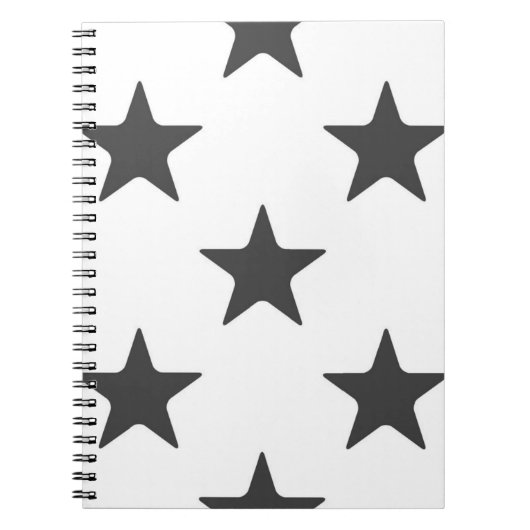 Carnet Motif d'étoiles (Devant)
