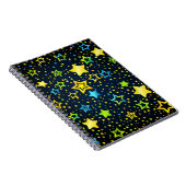Carnet Motif d'étoiles (Côté Droit)