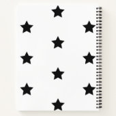 Carnet Motif d'étoiles (Dos)