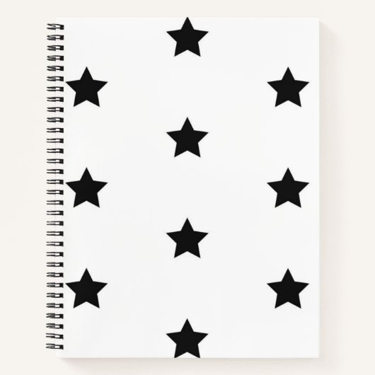 Carnet Motif d'étoiles (Devant)