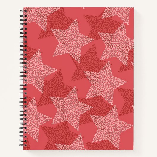 Carnet Motif d'étoiles (Devant)