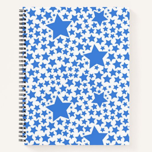 Carnet Motif d'étoiles (Devant)