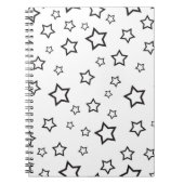 Carnet Motif d'étoiles (Devant)