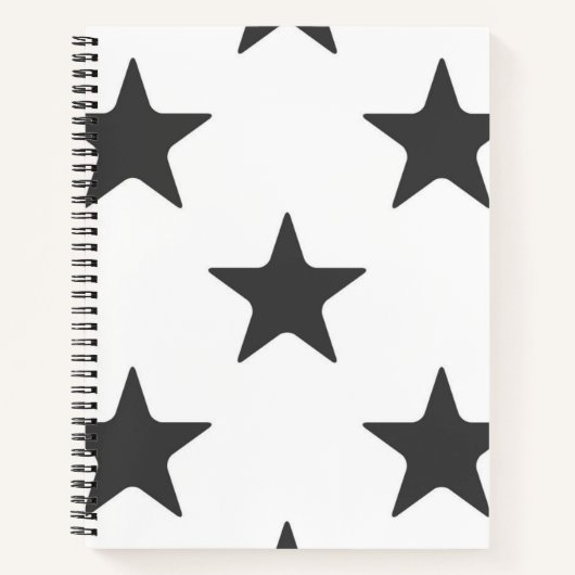 Carnet Motif d'étoiles (Devant)