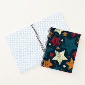 Carnet Motif d'étoiles (Intérieur)