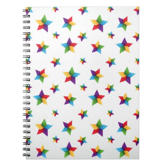 Carnet Motif d'étoiles (Devant)