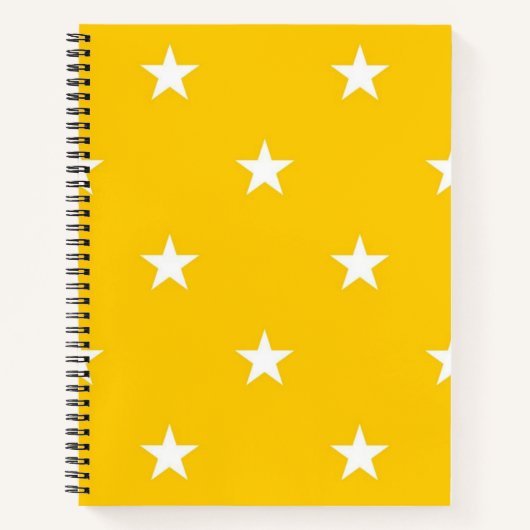 Carnet Motif d'étoiles (Devant)